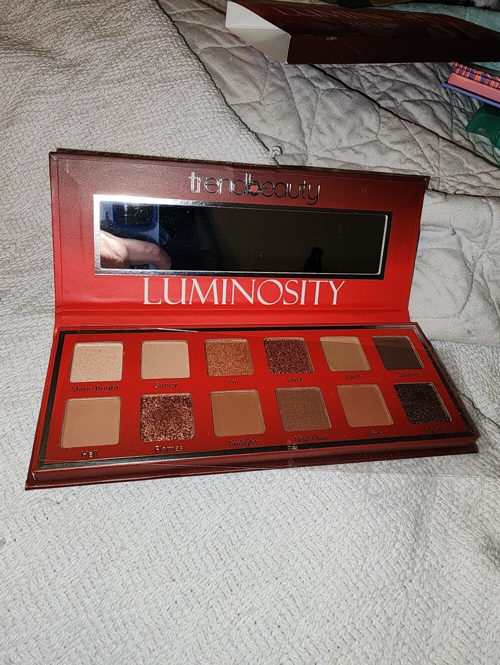 Trend Beauty Luminosity Eyeshadow Palette - Warm Brown & Copper Shades